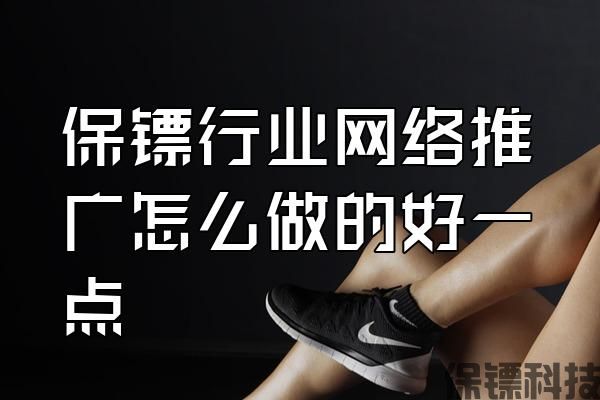 保鏢行業(yè)網(wǎng)絡(luò)推廣怎么做的好一點